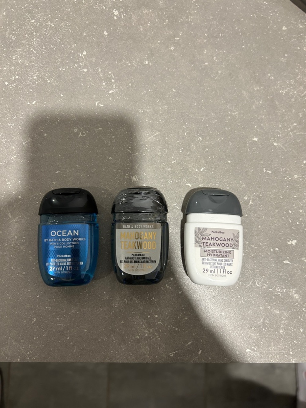 Bath & Body Works PocketBac Trio - Blue, Black, Gray